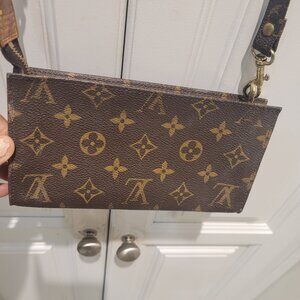 Louis Vuitton Small Pouch with LV Crossbody Strap
